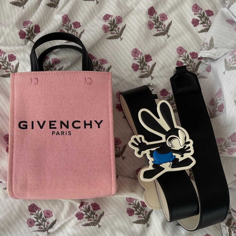 Givenchy Pink Canvas Tote Disney edition